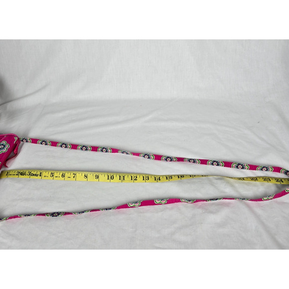 Vera Bradley Pink Swirl Floral Crossbody Bag Little Hipster - Picture 13 of 16